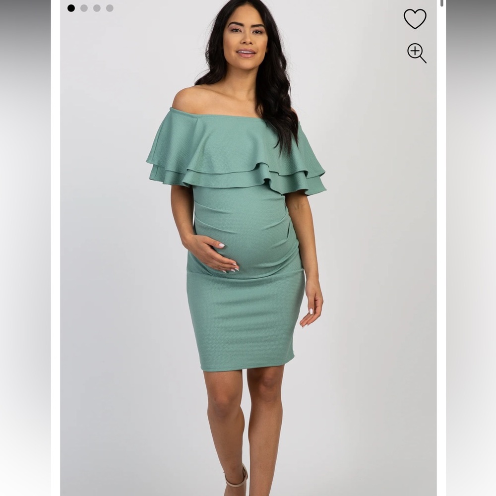 Sage Maternity Dress